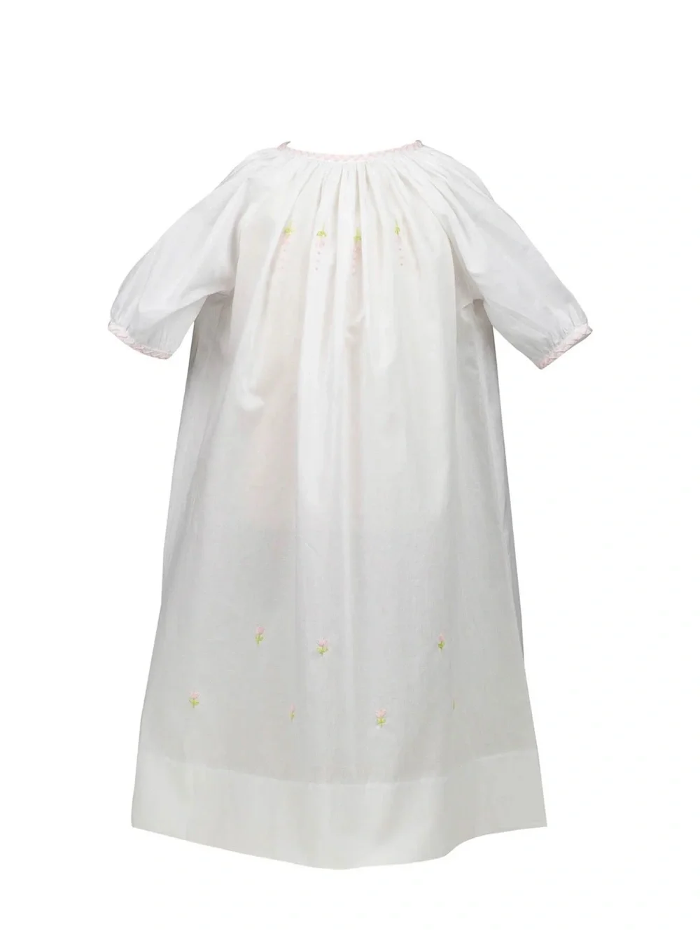 Waverly Gown White with Flowers